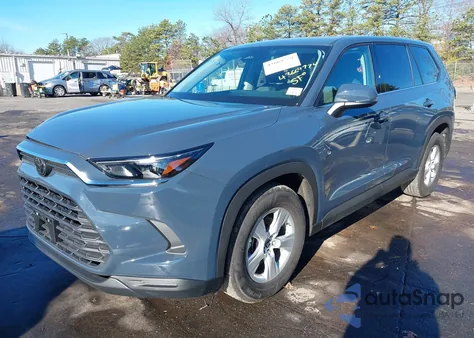 2026 Toyota Grand Highlander Le from USA, damaged, VIN 5TDAAAB54TS108476